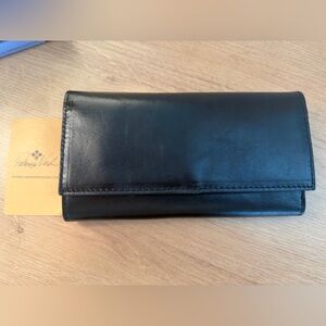 Patricia Nash Black Leather  Wallet